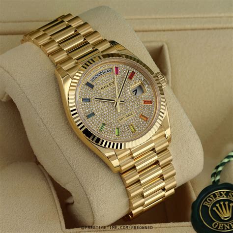 rolex day date 36mm gold|rolex day date 128238.